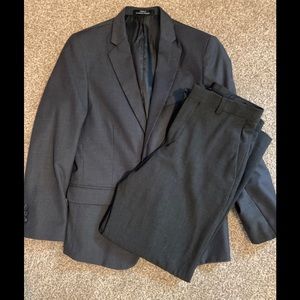 Dark gray Calvin Klein Boys suit size 12